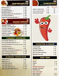 Chilly Mirchi menu 1