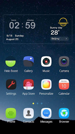 Silent Hola Launcher Theme