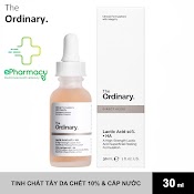 The Ordinary Lactic Acid 10% + Ha Serum The Ordinary Giữ Ẩm, Tẩy Da Chết & Loại Bỏ Nếp Nhăn 30Ml