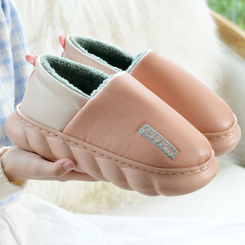 Title 3, Pantofole in cotone impermeabili da donna, inve...
