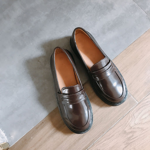 Title 1, British College Style Small Leather Shoes for M...