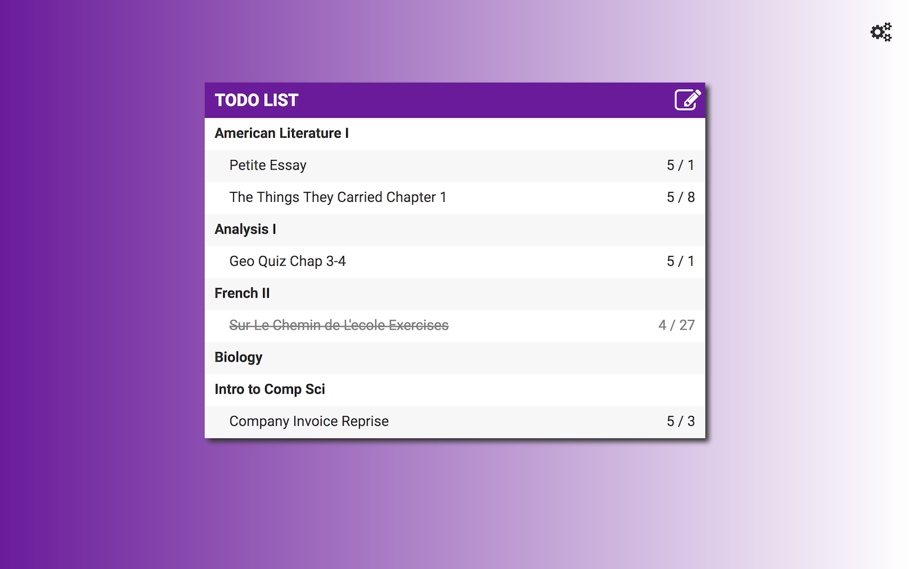 BCA Todo List Preview image 0