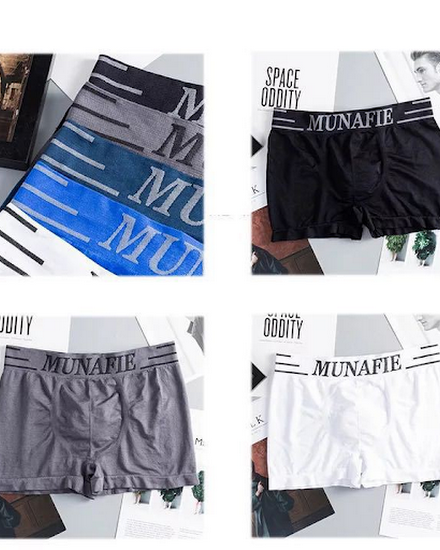 Boxer Briefs Men Shorts Underpants Sexy High Elastic Comf... - 3