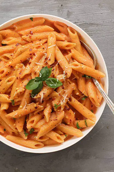 Creamy Red Sauce Pasta