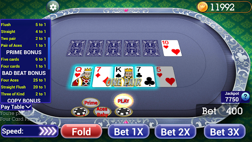 Screenshot Poker Four Card