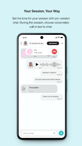 Screenshot Estenarh Consultant App