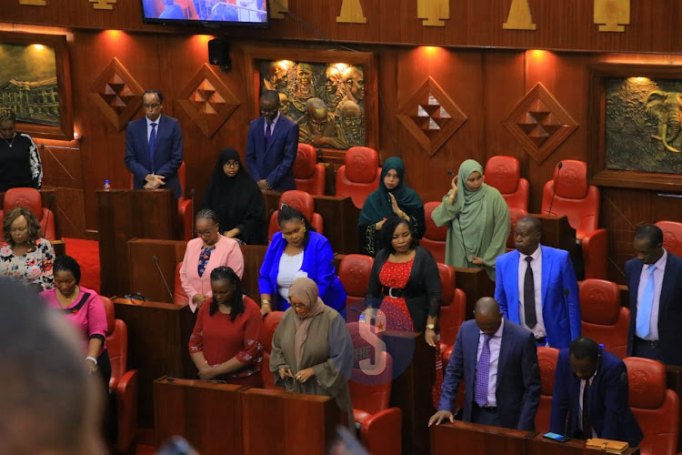 Members of Nairobi County Assembly on April 4, 2024