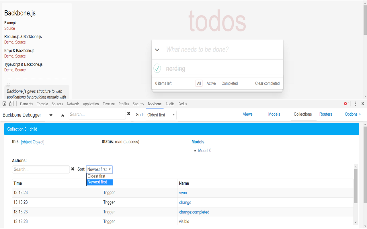 Backbone Debugger Preview image 5