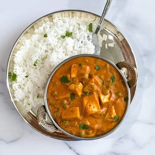 Matar Paneer Rice Combo