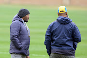 Mamelodi Sundowns co-coach Manqoba Mngqithi during a team training session at Chloorkop on August 31 2022.