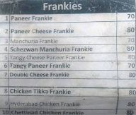 IFC - Frankie menu 1