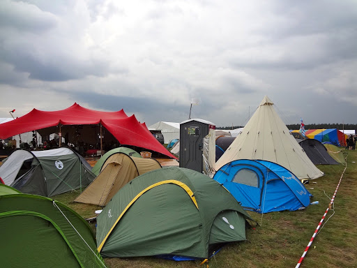 CCCamp11 during the day Germany 2011