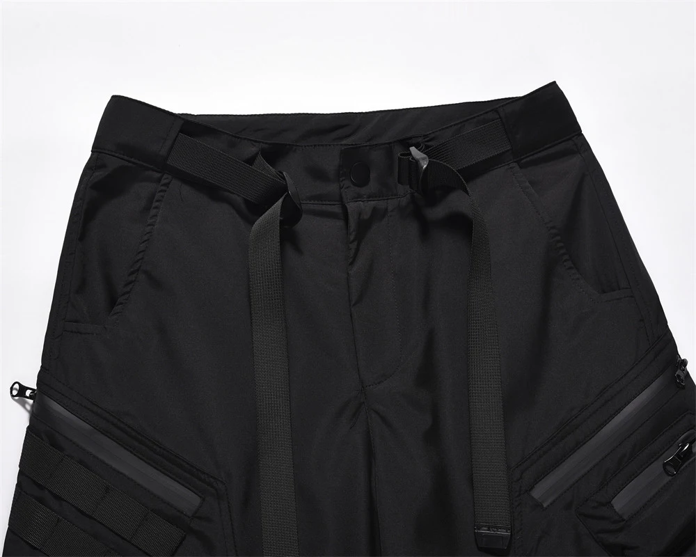 Title 11, Pantalones Rectos Sueltos para Hombre Estilo Fr...