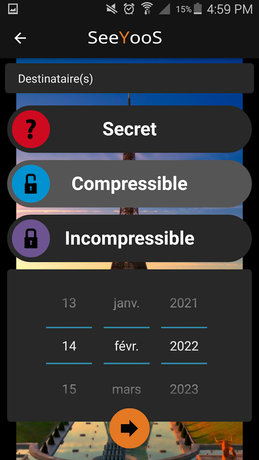 SeeYooS : Time capsules Screen 3