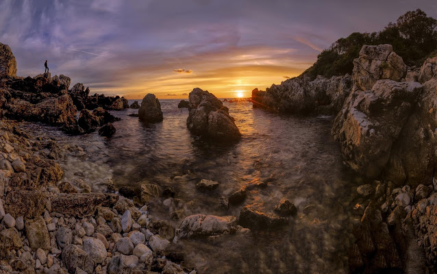 Tramonto pontino di TommasoH corona