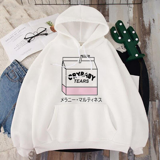 Title 5, Rose print hooded sweater for men and women. Sp...