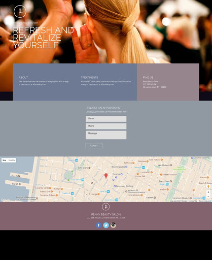 Build a Hair & makeup Website