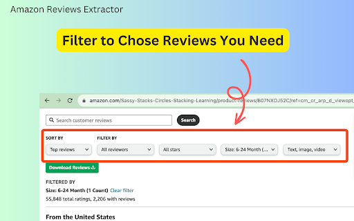 Amazon Reviews Extractor
