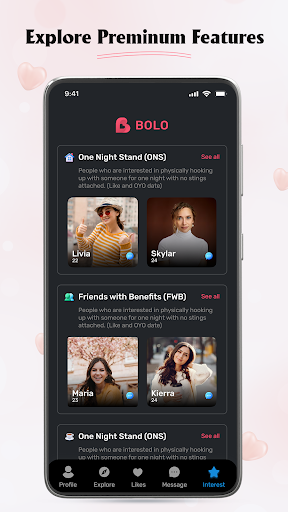 Screenshot BOLO - Dating app, Meet & Chat