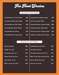 The Thickshakes menu 5