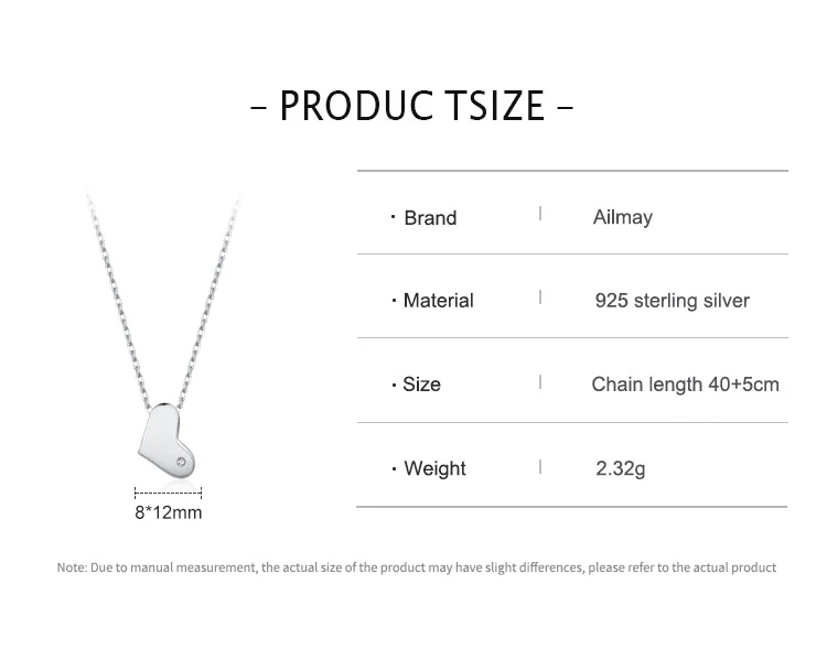 Collar con forma de corazón de plata de ley S925 para mujer, adorable y elegante. Un regalo perfecto para expresar amor y afecto.