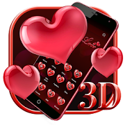 3D Red Love Heart Theme 1.1.11 Icon