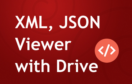 XML, JSON Viewer with Drive small promo image