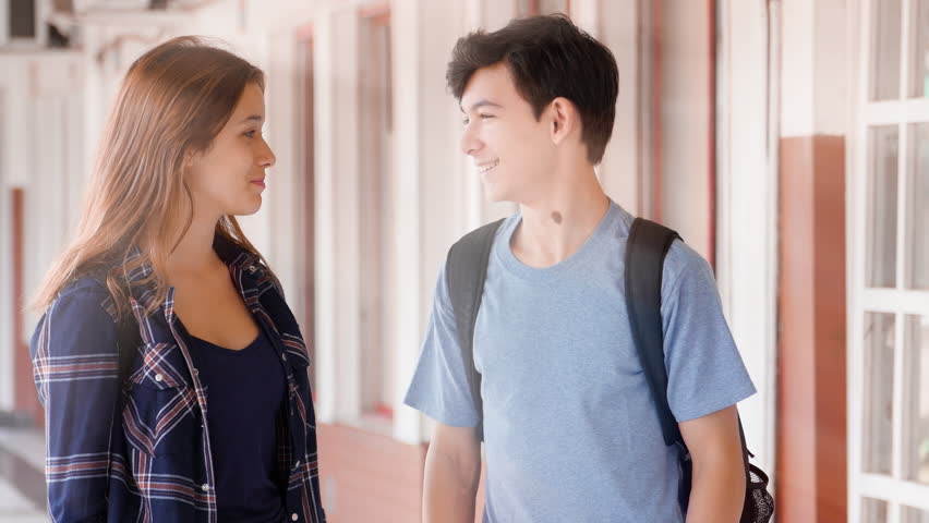 Two Teenagers Talking Each Other Stock Footage Video (100% Royalty-free)  1026215309 | Shutterstock