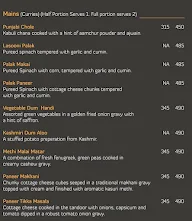 Zaffran menu 2