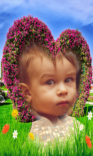 Beautiful Garden Photo Set Karne Wala Frame App