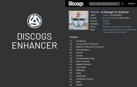 Discogs Enhancer Preview image 0