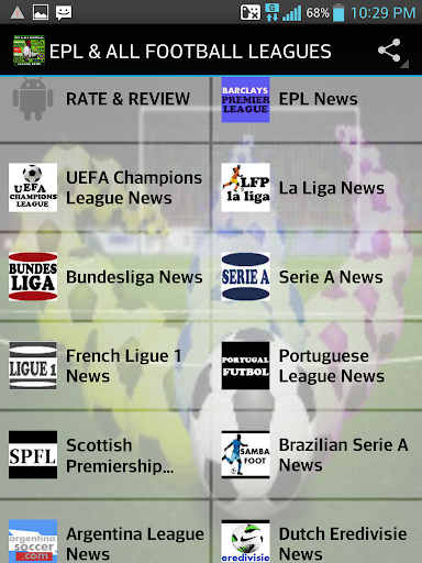 EPL ALL FOOTBALL LEAGUES