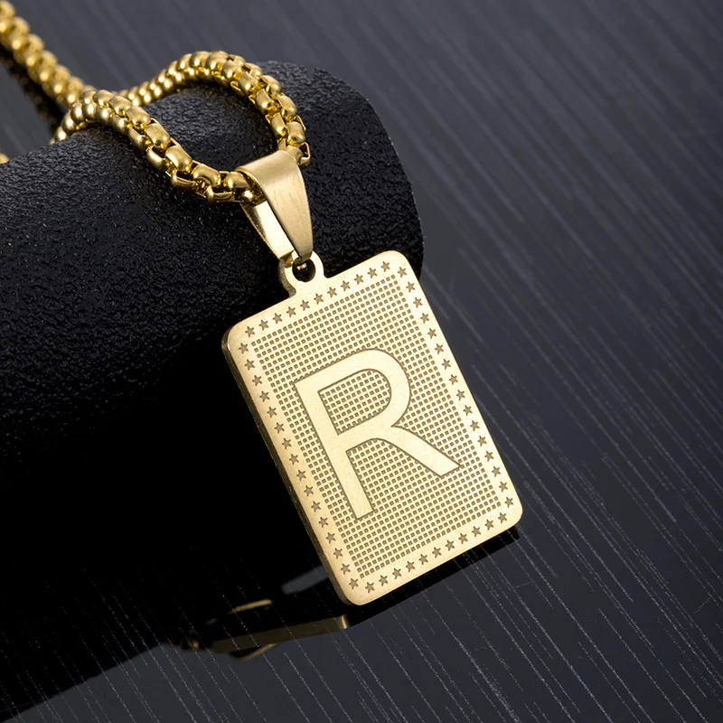 Title 5, Dames Letter Fashion RVS Hanger Ketting. Maak j...
