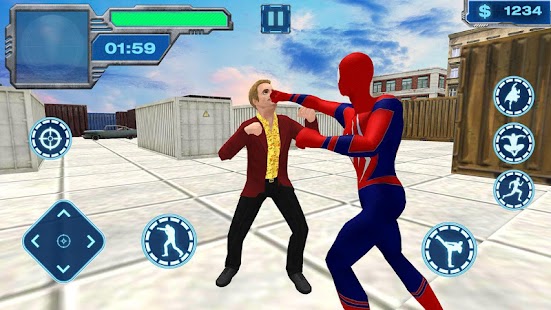 Flying Iron Spider - Rope Superhero 1.2 APK + Мод (Бесконечные деньги) за Android