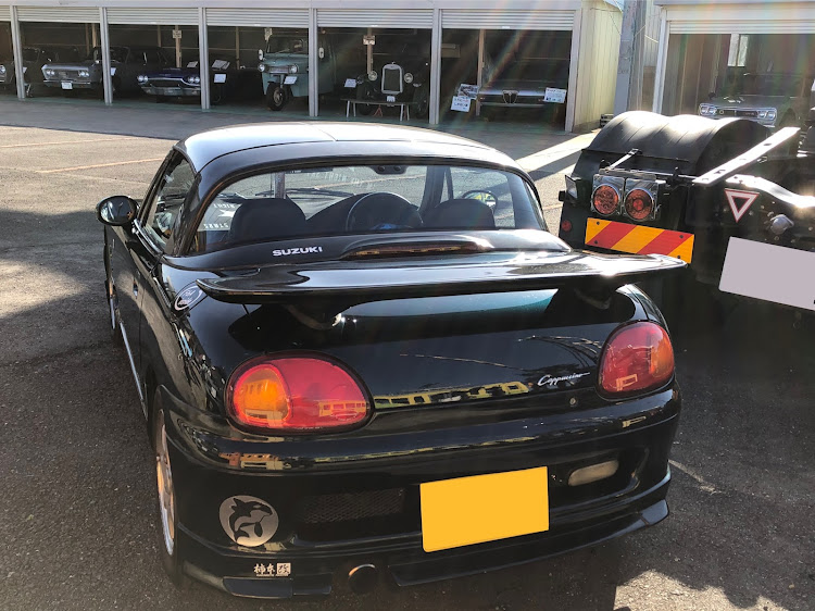 カプチーノの旧車スポーツカーイベント参加！・27年前の車だお・コロナで中止(T-T)・次のイベント参加は、いつかな・赤いバンダナを巻いていますに関するカスタム事例の投稿画像4枚目