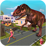 Cover Image of Herunterladen Dinosaurier-Spiele City Rampage 1.13 APK