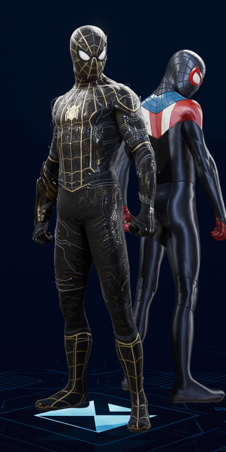 Black and Gold Suit