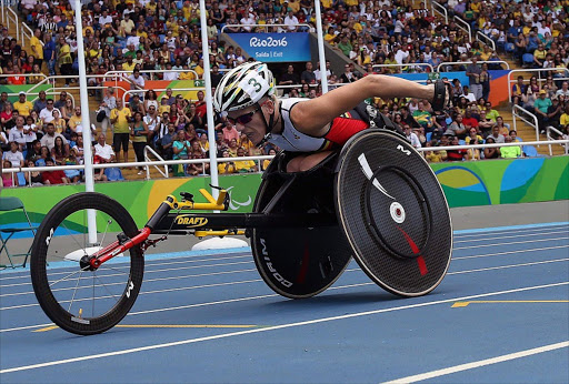 Belgium Marieke Vervoort participates in the women's 400 m, during the Rio 2016 Paralympics Games in Rio de Janeiro, Brazil, 10 September 2016. Picture credits: EPA