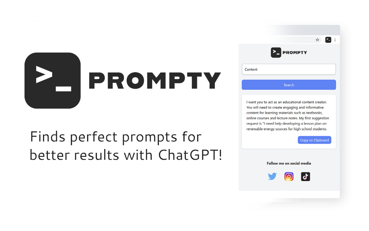 Prompty - ChatGPT Assistant Preview image 2