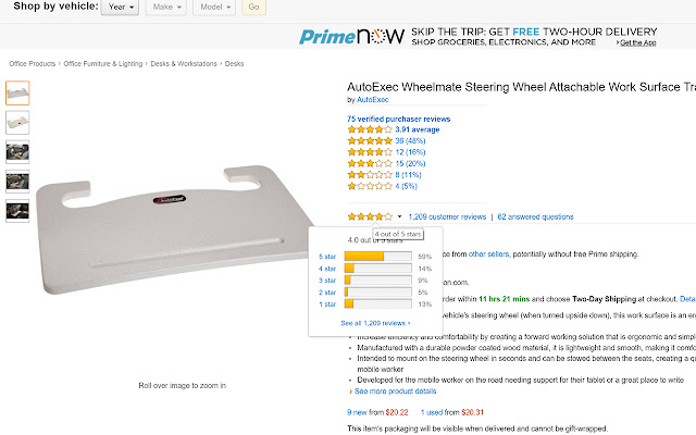 Amazon Verified Purchaser Review Average chrome extension