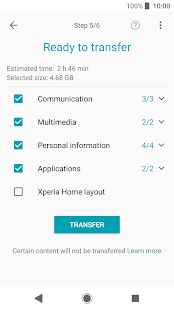 Xperia™ Transfer Mobile