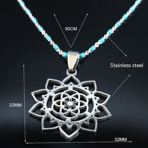 Title 5, Clavicle Chain Love Heart Flowers Necklace A be...