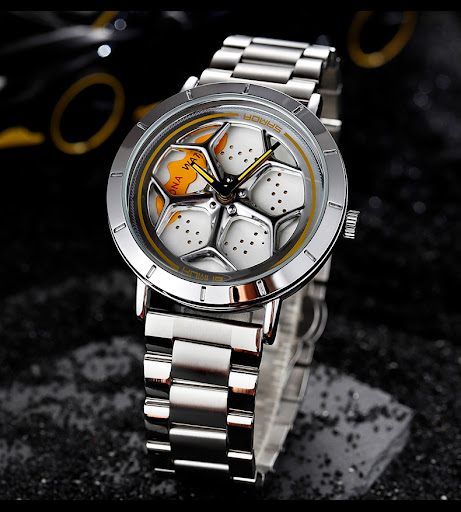 Title 3, Dial Wormhole rotating waterproof mens watch w...