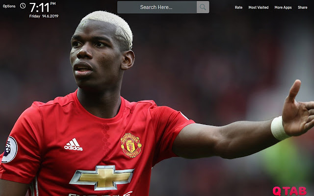 Paul Pogba Wallpapers New Tab