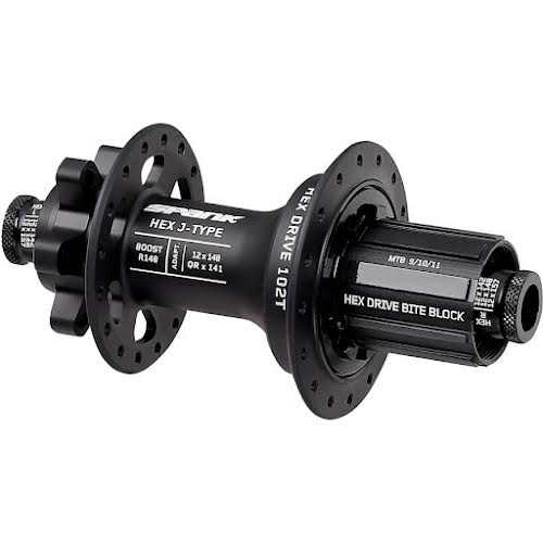 Spank Hex J-Type Rear Hub - 12x148mm, 6-Bolt, HG 11 MTN