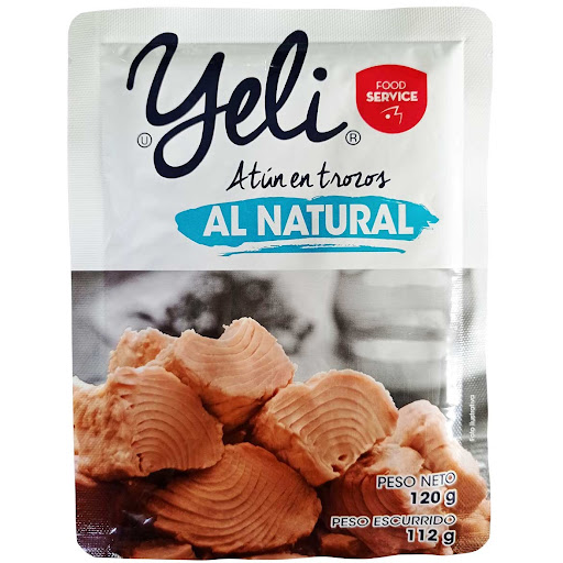 Atún Yeli Natural En Trozos 120Gr Atún Natural en Trozos.