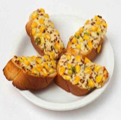 Corn Cheese Garlic Bread