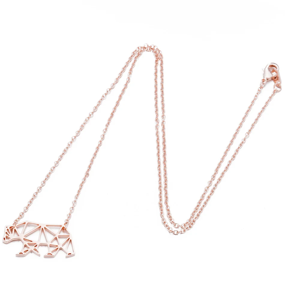 Polar bear necklace