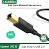 Cáp Máy In Usb 2.0 Am To Bm Cao Cấp Ugreen Us135 Chính Hãng