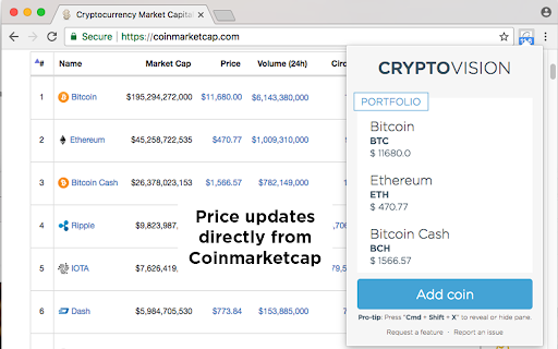 CryptoVision - Portfolio Tracker